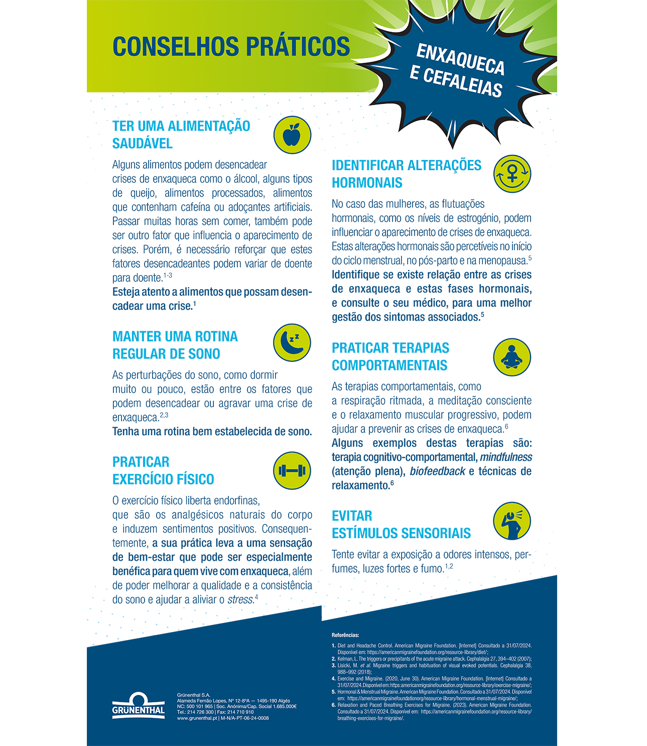 Conselhos Práticos – Enxaqueca e Cefaleias
